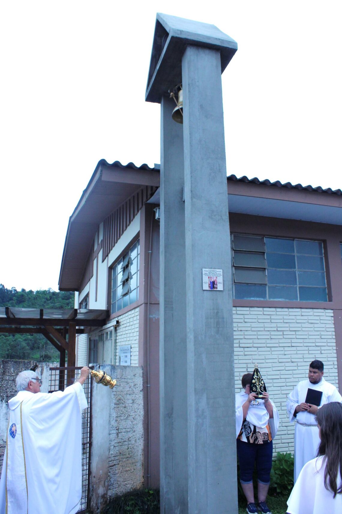 Campanário na Paróquia Nossa Senhora das Dores foi inaugurado no dia 12 de outubro