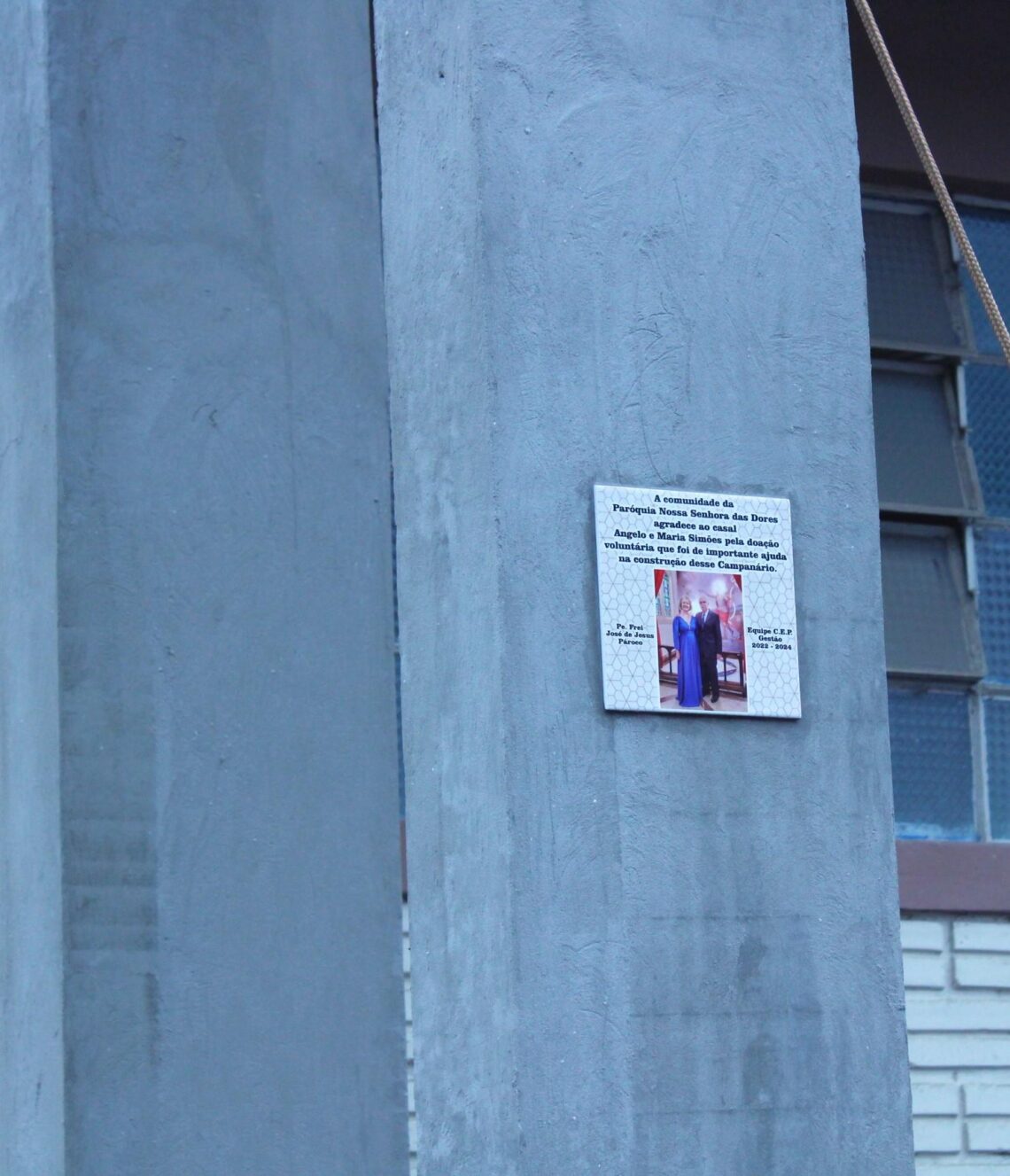 Campanário na Paróquia Nossa Senhora das Dores foi inaugurado no dia 12 de outubro