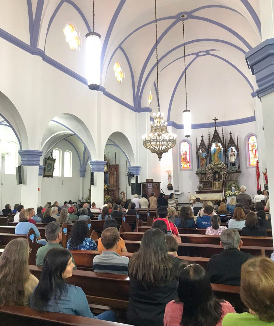 Fiéis Romeiros participam de Romaria Diocesana em Rio Claro do Sul