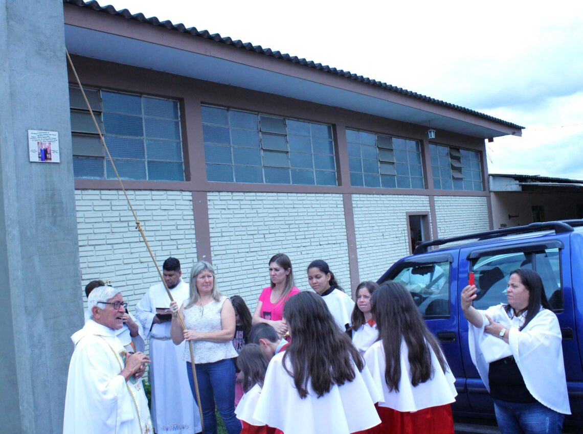 Campanário na Paróquia Nossa Senhora das Dores foi inaugurado no dia 12 de outubro