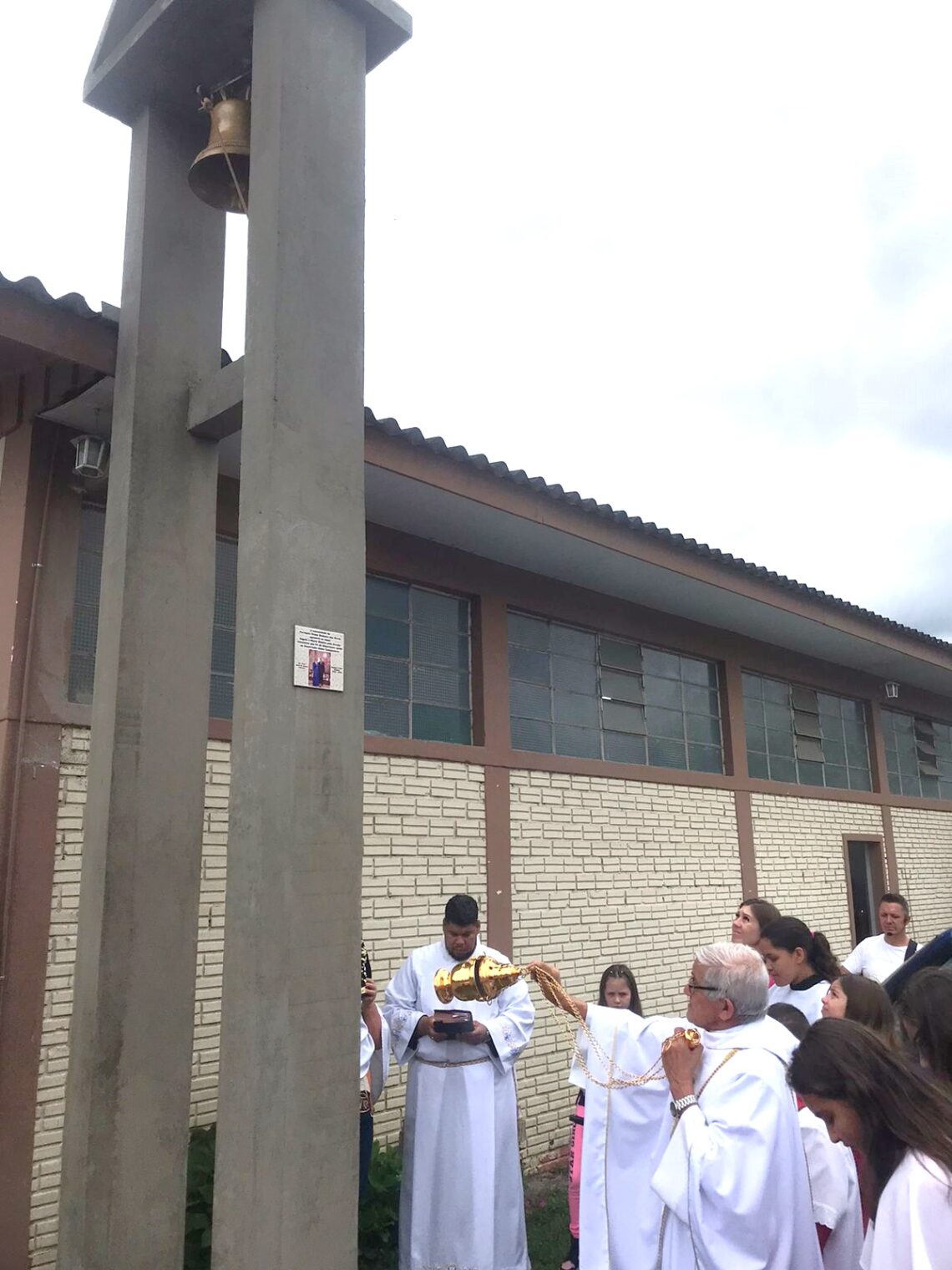 Campanário na Paróquia Nossa Senhora das Dores foi inaugurado no dia 12 de outubro