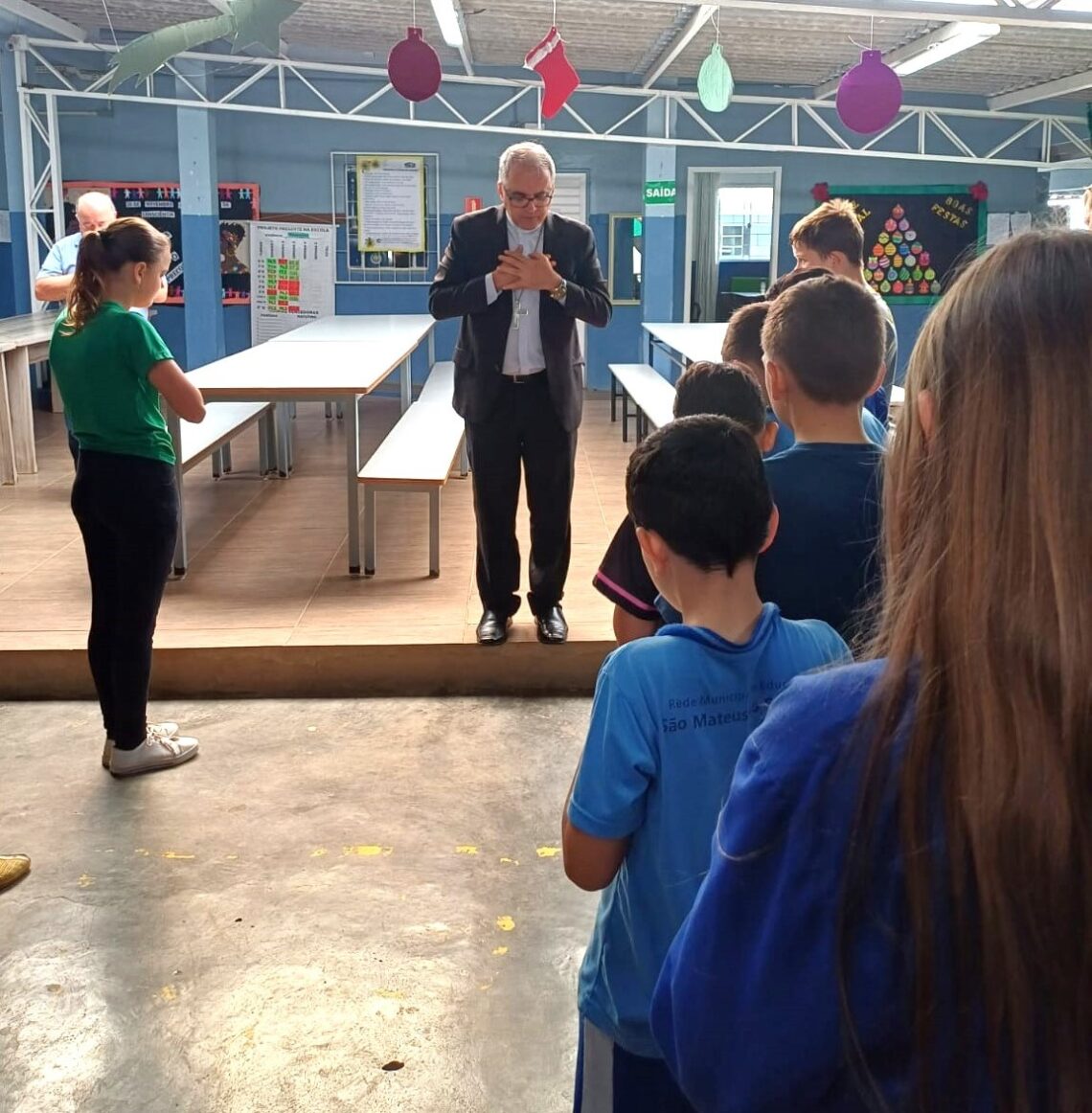 Paróquia da Vila Nepomuceno em São Mateus do Sul acolhe Dom Walter Jorge em Visita Pastoral