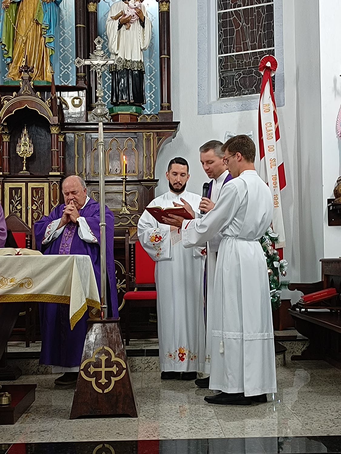 Padre Antônio Carlos Rodrigues toma posse no Santuário Diocesano Nossa Senhora do Rosário