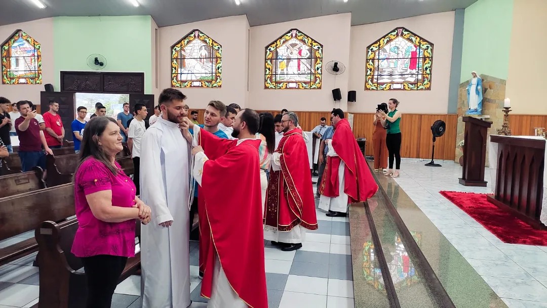 Seminaristas recebem investidura no último final de semana.