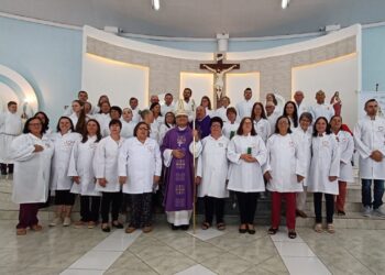 Paróquia da Vila Nepomuceno em São Mateus do Sul acolhe Dom Walter Jorge em Visita Pastoral