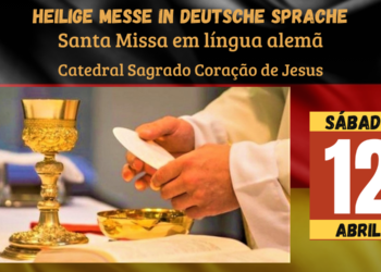 Missa em língua alemã será celebrada no segundo sábado de abril