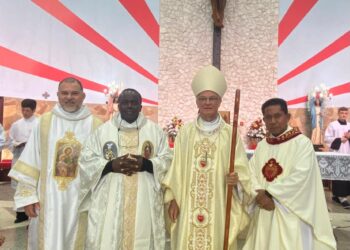 Paróquia Sagrado Coração de Jesus de Rio Azul celebra seu padroeiro com presença de Dom João Batista de Oliveira, SVD