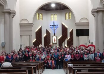 Paróquia Senhor Bom Jesus, em Rebouças, realiza Encontro do Apostolado da Oração