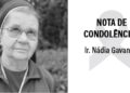 Bispos do Paraná escrevem nota de condolências pelo falecimento da Irmã Nadia Gavanski