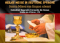Missa em língua alemã acontecerá no próximo sábado na Catedral