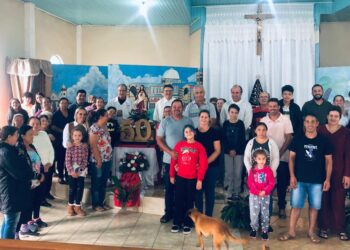 Paróquia de General Carneiro acolhe a imagem do Sagrado Coração de Jesus rumo ao Jubileu de Ouro