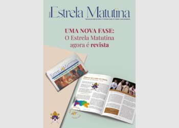 Entrada de Eduarda Parastchuk, no Setor de Comunicação, auxiliando no Estrela Matutina