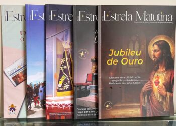Entrada de Eduarda Parastchuk, no Setor de Comunicação, auxiliando no Estrela Matutina