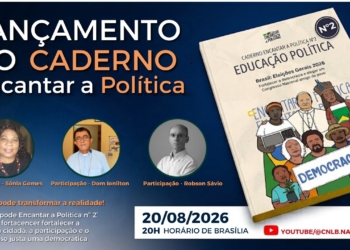 Caderno Encantar a Política 2 será lançado com proposta de formação cidadã para as eleições 2026