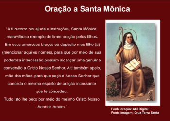 27 de agosto – Dia de Santa Mônica